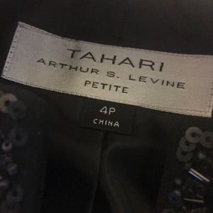 Women’s black skirt suit